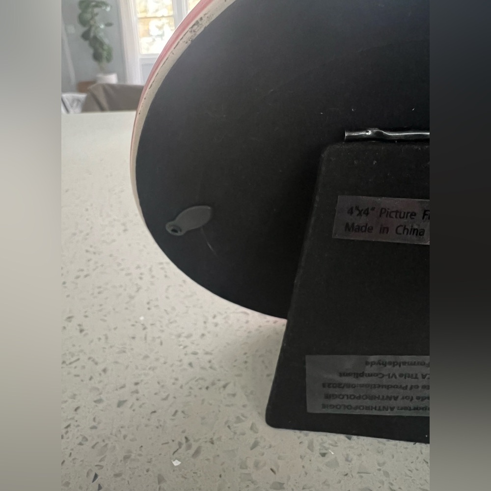 Anthropologie Claudette Text Stoneware Picture Frame - Picture 7 of 7